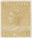 FindYourStampsValue: Great Britain (United Kingdom): Queen Victoria - Nine Pence Straw
