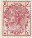 FindYourStampsValue: Great Britain (United Kingdom): Queen Victoria - Three Pence Rose