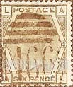 FindYourStampsValue: Great Britain (United Kingdom): Queen Victoria - Six Pence Buff