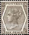 FindYourStampsValue: Great Britain (United Kingdom): Queen Victoria - Six Pence Brown