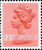 FindYourStampsValue: Great Britain (United Kingdom): Machin Definitives - Queen Elizabeth