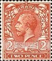 FindYourStampsValue: Great Britain (United Kingdom): King George V - Two Pence, Die I