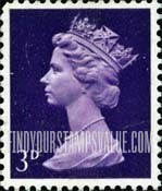 FindYourStampsValue: Great Britain (United Kingdom): Machin Definitives - Queen Elizabeth
