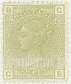 FindYourStampsValue: Great Britain (United Kingdom): Queen Victoria - Four Pence Pale Olive Green