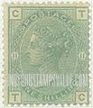 FindYourStampsValue: Great Britain (United Kingdom): Queen Victoria - One Shilling Pale Green