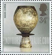 FindYourStampsValue: Great Britain (United Kingdom): Studio Pottery - Hans Coper