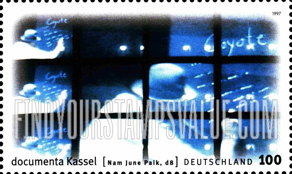 FindYourStampsValue: “Documenta” International Exhibition of Modern Art, Kassel: Video sculpture, Beuys/Bois, by Nam June Paik