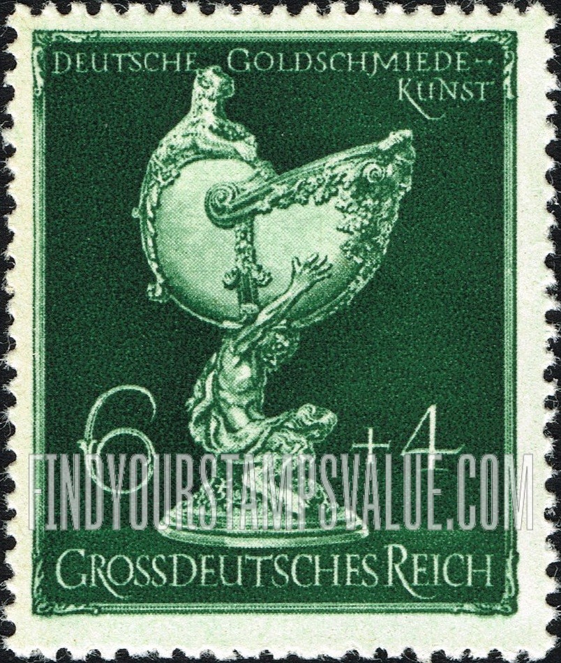 FindYourStampsValue: SEMI-POSTAL - Nautilus Cup in Green Vault, Dresden