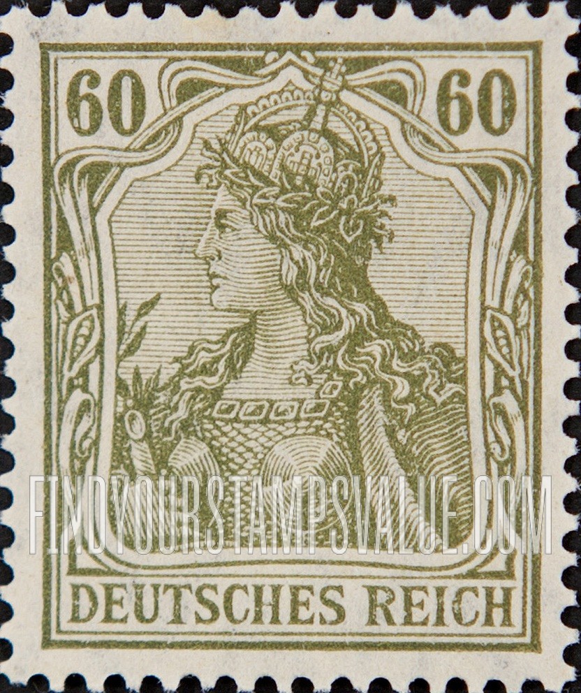 FindYourStampsValue: Germania: Germania Types of 1902-16