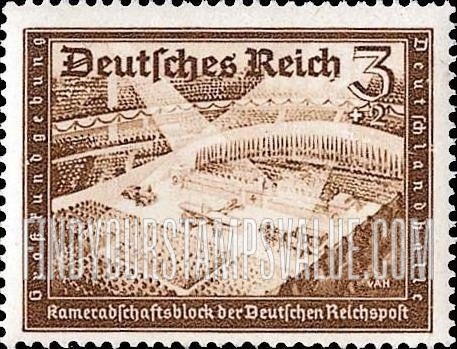 FindYourStampsValue: SEMI-POSTAL - Meeting in German Hall, Berlin