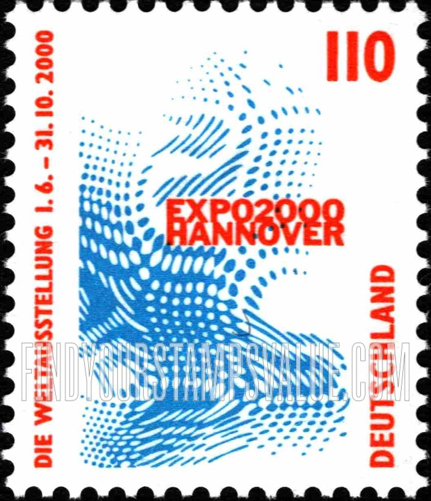 FindYourStampsValue: Historic Sites Type of 1987: EXPO 2000, Hanover