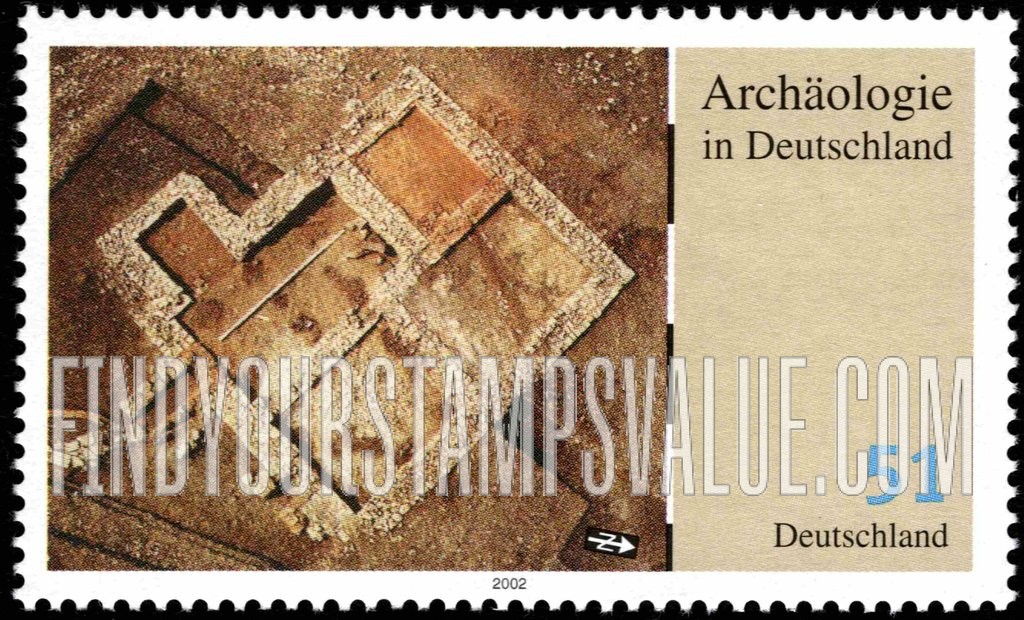 FindYourStampsValue: Foundation Walls of Roman Villa Bathhouse, Wurmlingen