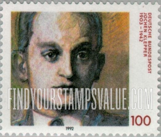 FindYourStampsValue: Jochen Klepper (1903-1942), Writer