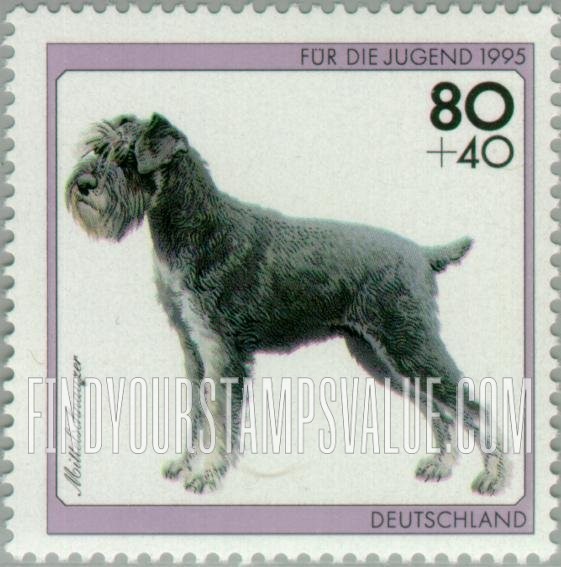 FindYourStampsValue: SEMI-POSTAL - Dogs: Schnauzer