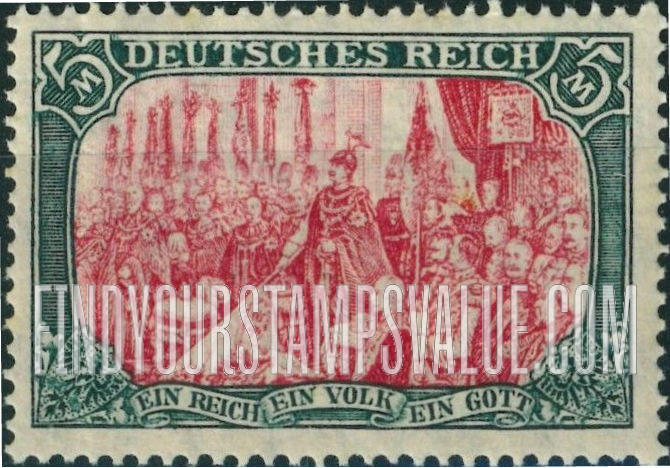 FindYourStampsValue: Wilhelm II Speaking at Empire’s 25th Anniversary Celebration