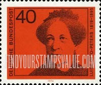 FindYourStampsValue: German Women Writers and Leaders in Political and Women's Movements - Luise Otto-Peters