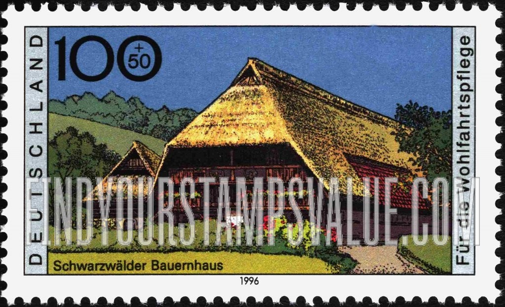 FindYourStampsValue: SEMI-POSTAL - Farmhouse Type of 1995: Black Forest