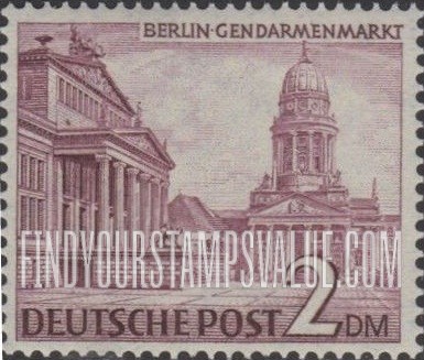 FindYourStampsValue: BERLIN - Gendarmen Square
