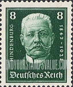 FindYourStampsValue: SEMI-POSTAL - President Paul von Hindenburg