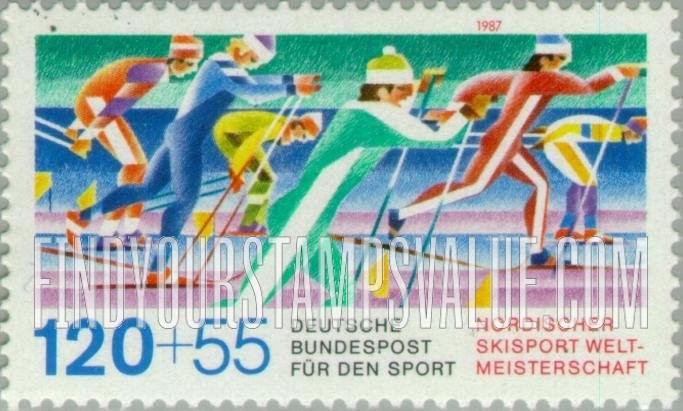FindYourStampsValue: SEMI-POSTAL - World Championships: Crosscountry skiing