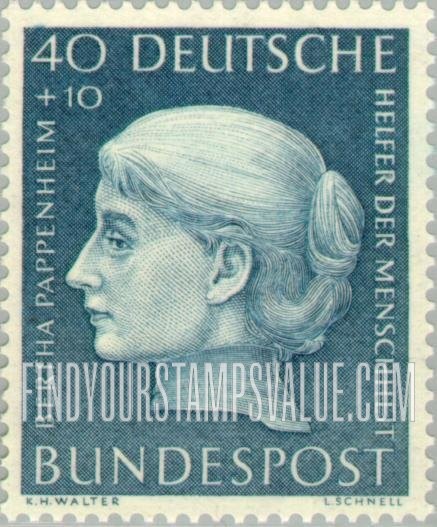 FindYourStampsValue: SEMI-POSTAL - Bertha Pappenheim