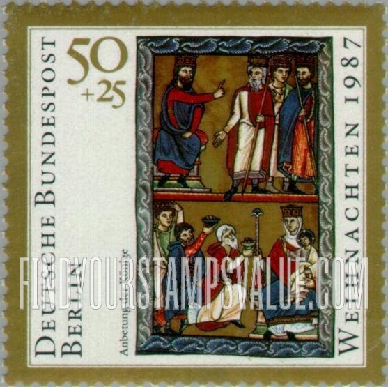 FindYourStampsValue: OCCUPATION SEMI-POSTAL - Christmas Type of 1987: Adoration of the Magi