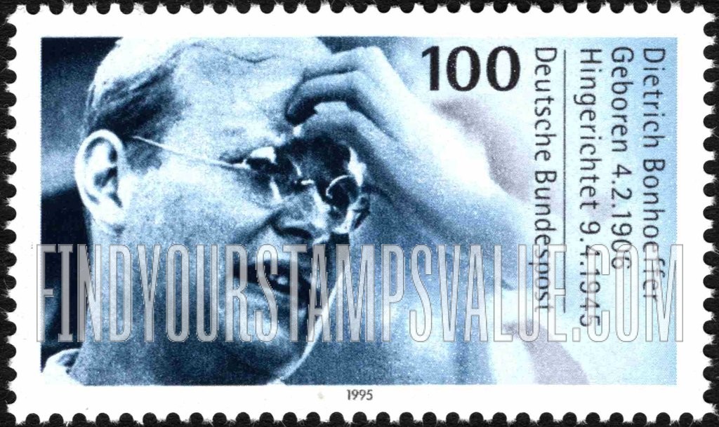 FindYourStampsValue: Dietrich Bonhoeffer (1906-45), Protestant Theologian