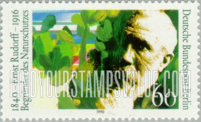 FindYourStampsValue: BERLIN - Ernst Rudorff (1840-1916), Conservationist