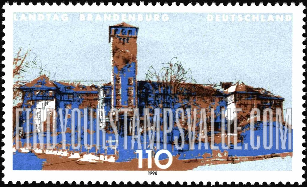 FindYourStampsValue: German State Parliament Buildings: Brandenburg