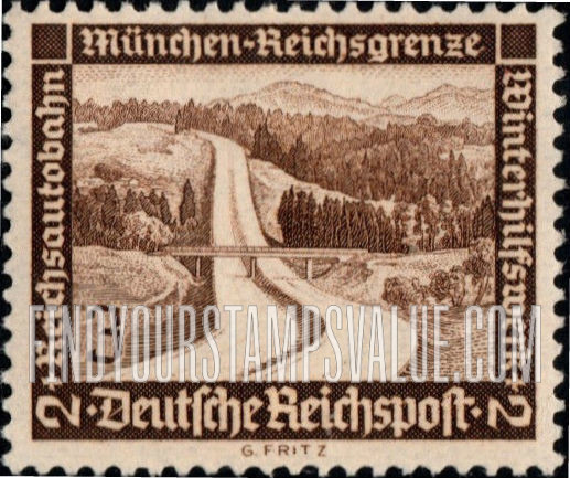 FindYourStampsValue: SEMI-POSTAL - Frontier Highway, Munich