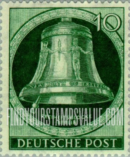 FindYourStampsValue: BERLIN - Freedom Bell, Berlin