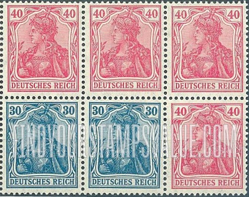 FindYourStampsValue: Germania: Germania Types of 1902-16