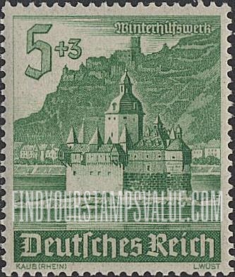 FindYourStampsValue: SEMI-POSTAL - Castle at Kaub