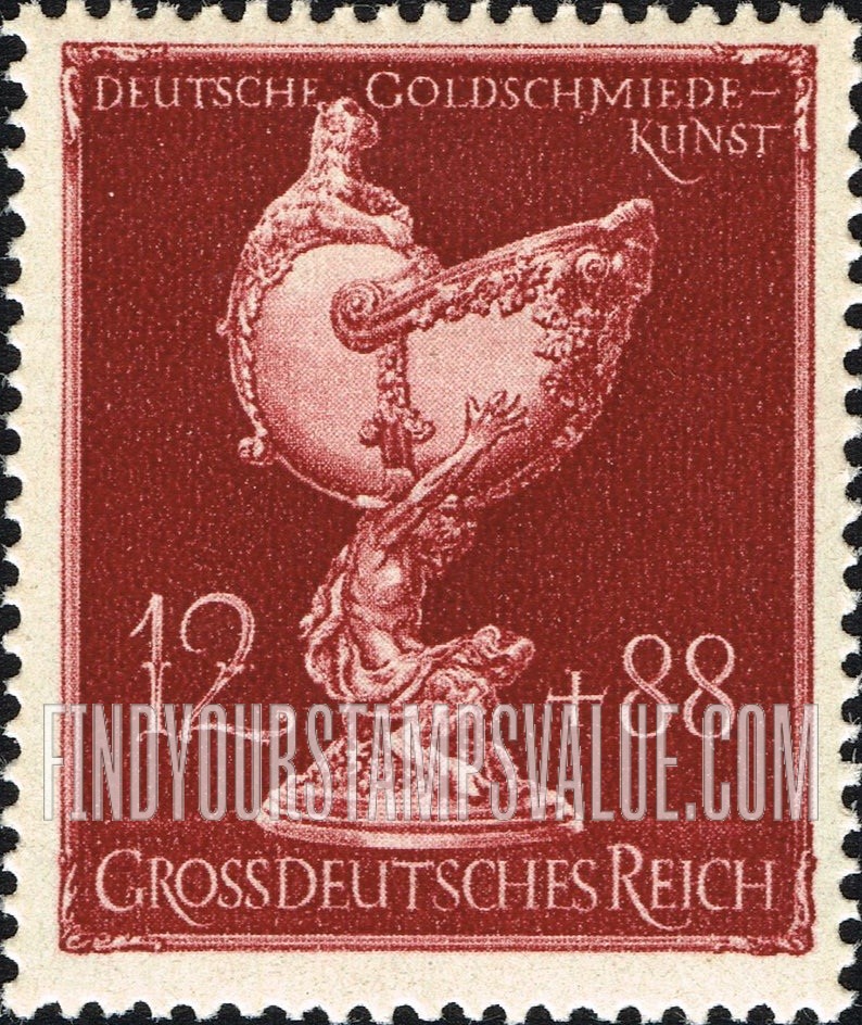 FindYourStampsValue: SEMI-POSTAL - Nautilus Cup in Green Vault, Dresden