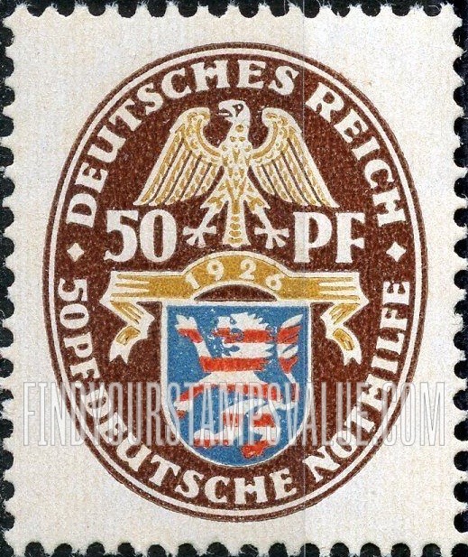 FindYourStampsValue: SEMI-POSTAL - Hesse