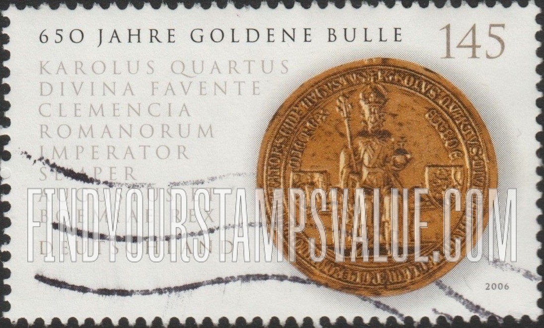 FindYourStampsValue: Golden Bull of Emperor Charles IV