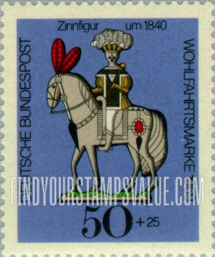 FindYourStampsValue: SEMI-POSTAL - Tin Toys: Knight on horseback