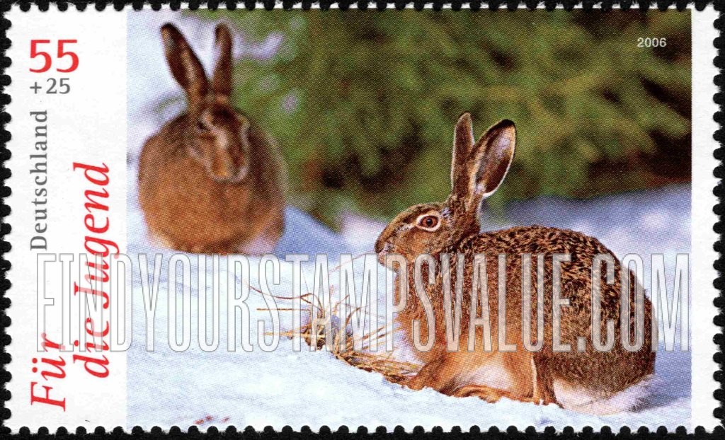 FindYourStampsValue: SEMI-POSTAL - Mammals: Hares