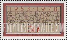 FindYourStampsValue: 25th Anniversary of the European Human Rights Convention