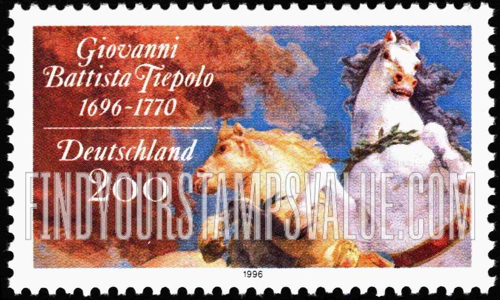 FindYourStampsValue: Giovanni Battista Tiepolo (1696-1770), Painter