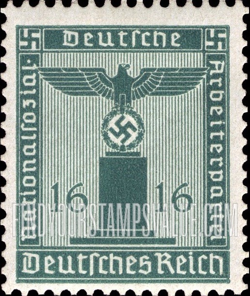 FindYourStampsValue: FRANCHISE - For use by the National Socialist German Workers’ Party: Party Emblem