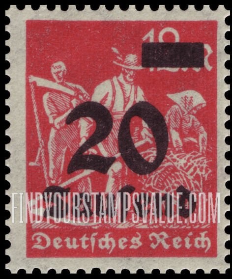 FindYourStampsValue: Farmers: Stamps and Types of 1922-23 Surcharged in Black