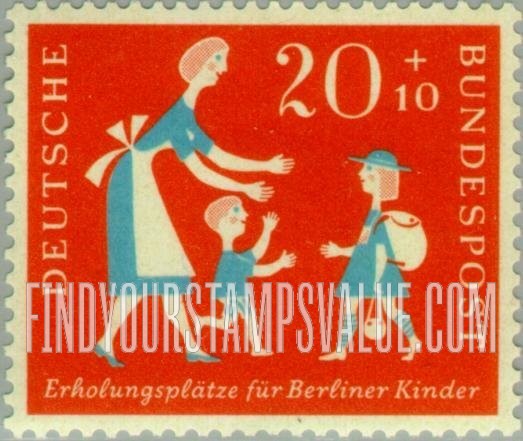 FindYourStampsValue: SEMI-POSTAL - Child arriving