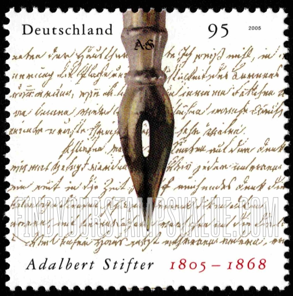 FindYourStampsValue: Adalbert Stifter (1805-68), Writer