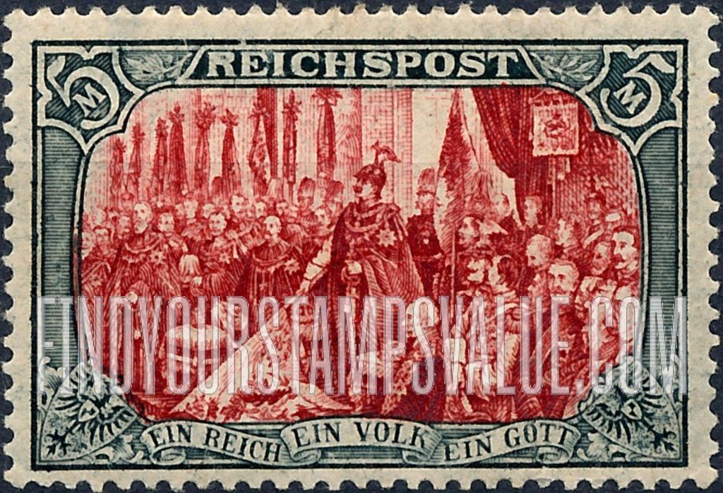 FindYourStampsValue: Wilhelm II Speaking at Empire’s 25th Anniversary Celebration