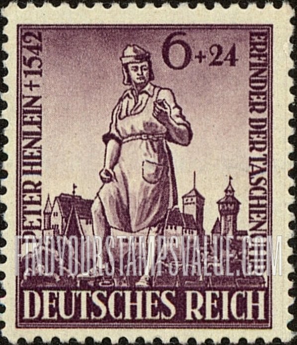 FindYourStampsValue: SEMI-POSTAL - Henlein Monument, Nuremberg