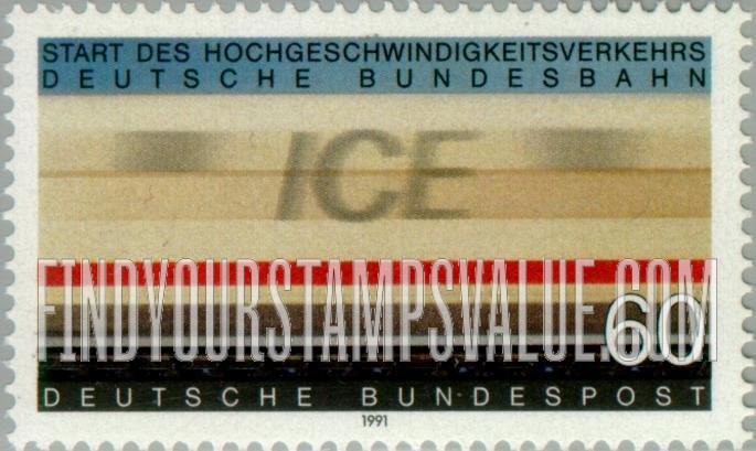 FindYourStampsValue: Inter-City Express Railway