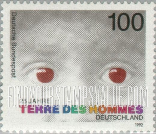 FindYourStampsValue: Terre Des Hommes Child Welfare Organization, 25th Anniversary