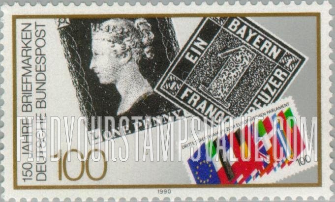 FindYourStampsValue: First Postage Stamps, 150th Anniversary
