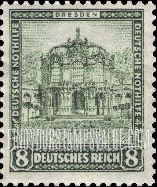 FindYourStampsValue: SEMI-POSTAL - The Zwinger at Dresden